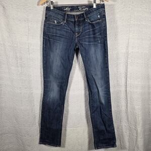 Levi’s Demi Curve Straight Leg Jeans Women’s 27x32 Dark Wash Stretch Denim